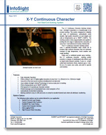 X-Y Continuous Character Marker